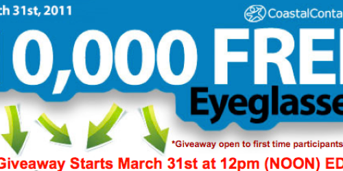 FREE Glasses Again: 1st 10,000 at Noon EST!