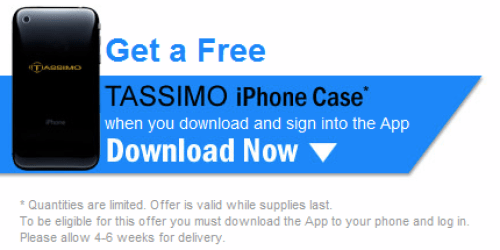 FREE Tassimo iPhone Case (for Downloading App)