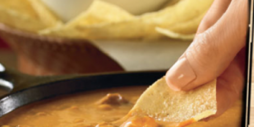 Chili’s: FREE Chips & Queso (with Entree Purchase)