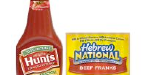 Rare FREE Hunts Ketchup with Hebrew National Hot Dog Purchase Coupon