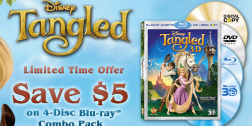 $5/1 Disney Tangled Blu-Ray Combo Coupon