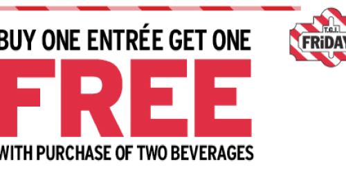T.G.I. Friday's: New Buy 1 Get 1 FREE Coupon