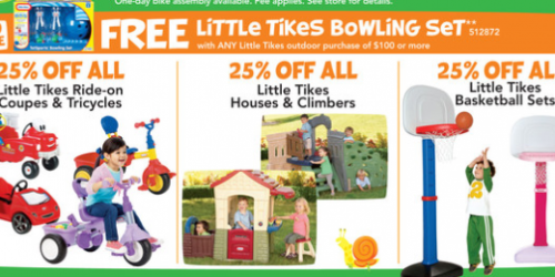 Toys R Us: Little Tikes Outdoor Item Bargains