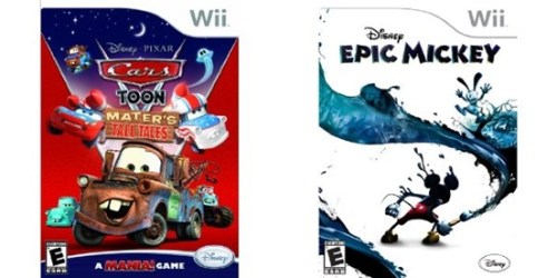 Amazon: Two Wii Games (Including Disney Epic Mickey) Only $25 Shipped – Just $12.50 Each