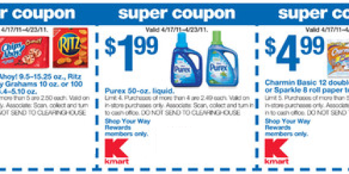 Kmart: $0.99 Purex Liquid Detergent + More