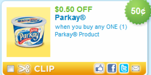 *HOT* $0.50/1 ANY Parkay Product = Free!?