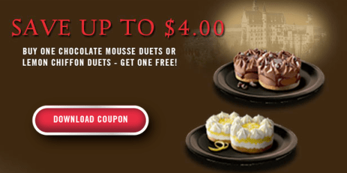 Buy one get one FREE Coppenrath Chocolate Mousse Duets or Lemon Chiffon Duets Coupon (1st 750!)