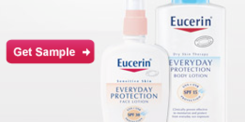 2 FREE Eucerin Lotion Samples + Coupons