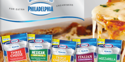 New $1/1 Kraft Shredded Cheese with a Touch of Philadelphia Coupon (+ Target Deal!)