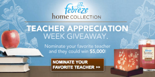 FREE Febreze Home Collection Fresheners for You and Your Favorite Teacher
