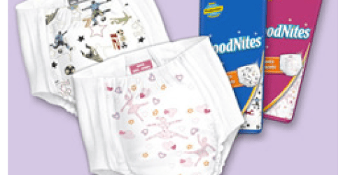 FREE GoodNites Underwear Sample