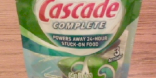 Walmart: FREE Trial Size Cascade ActionPacs AND $0.49 Lysol Disinfecting Wipes
