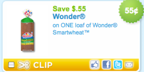 New $0.55/1 Loaf of Wonder Smartwheat Coupon