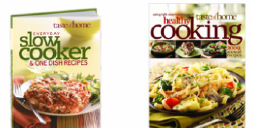 Shop Taste of Home: $5 Cookbook Sale + $1 Shipping on Entire Order + 7% Cash Back!