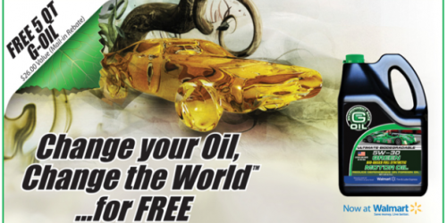 FREE Motor Oil After Mail-In Rebate ($26 Value)