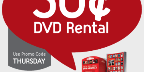 Redbox: 50¢ Off Any Rental (Today Only)