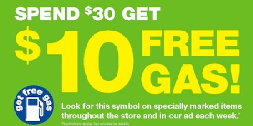 CVS: Spend $30 = $10 in FREE Gas (Starts 5/22)