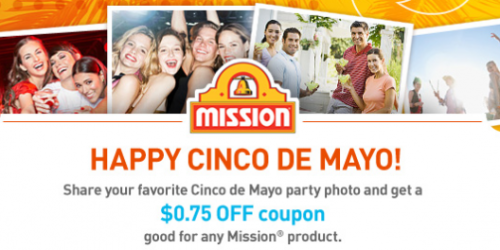 $0.75/1 ANY Mission Product Coupon (Facebook)