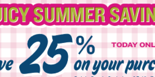 Old Navy: *HOT!* 25% off Entire Purchase Coupon