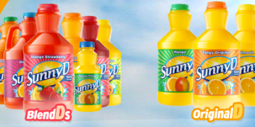 Rare $0.55 off Any 2 Bottles of SunnyD Coupon