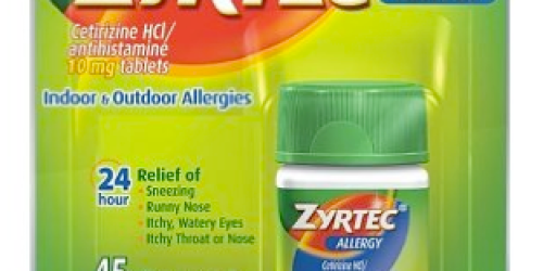 *HOT!* Zyrtec (45 ct) ONLY $10.87 Shipped