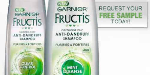 FREE Sample of Garnier Anti-Dandruff Shampoo