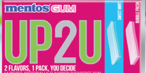 $1/1 UP2U Mentos Gum Coupon (Facebook)