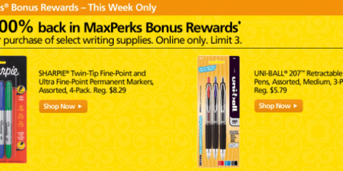 OfficeMax: FREE Sharpie and Uni-Ball Pens (after MaxPerks Rewards)