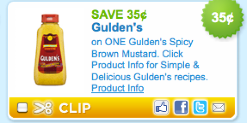 New Coupons.com Coupons: Gulden's, Sally Hansen, Old El Paso + Lots More