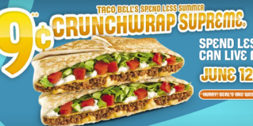 Taco Bell: Crunchwrap Supreme Only $0.99