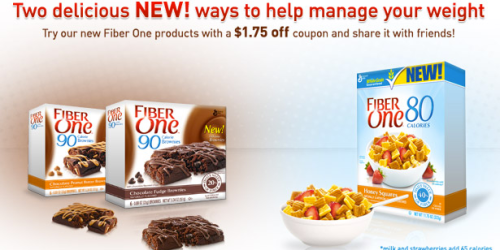 New $0.75/1 & $1/1 Fiber One Product Coupons