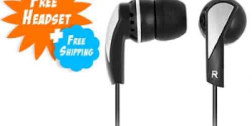FREE DCX Noise Isolating Earbuds + FREE Shipping