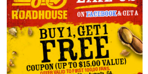 Logan's Roadhouse: Buy 1 Get 1 FREE Coupon