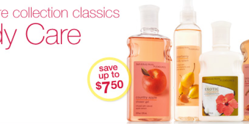 Bath & Body Works: New $10 off $30 Coupon