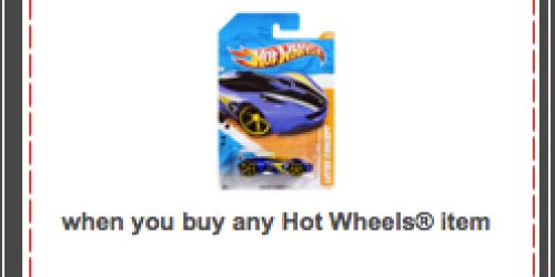 $1/1 Hot Wheels Coupon = Free Die Cast Car