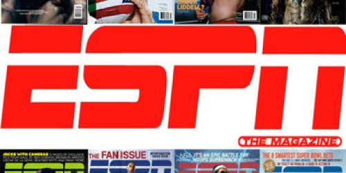 ESPN Magazine Subscription Only $0.19 Per Issue!