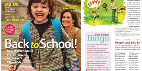 Scholastic Parent & Child 1-Year Subscription Only $3.50