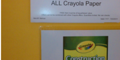 Toys R Us: $0.43 Crayons & $0.93 Construction Paper