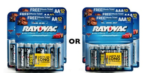 sellout.woot!: 108 Rayovac Alkaline Batteries + 3 FREE Cars 2 Movie Tickets Only $22.97 Shipped