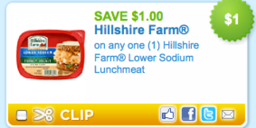 New $1/1 Hillshire Farm Lunchmeat Coupon