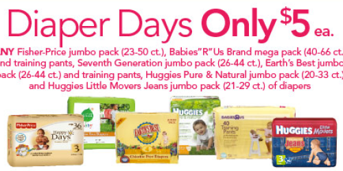 Babies R Us: *HOT!* $5 Diaper Sale = Huggies Pure & Natural Diapers ONLY $1 per Package?!