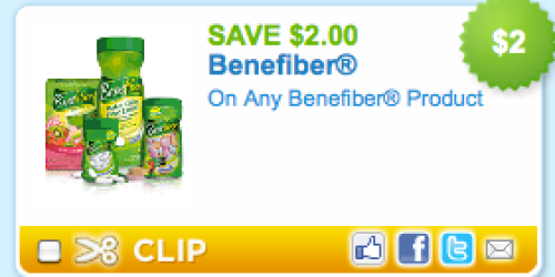 High Value $2/1 ANY Benefiber Product Coupon