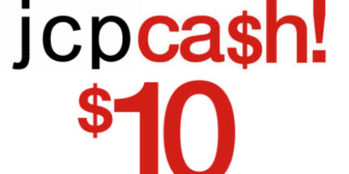 JCPenney: $10 off $25 Coupon (No Exclusions!)