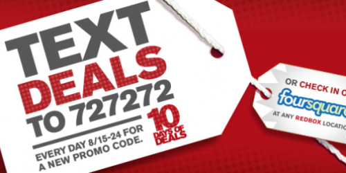 Redbox 10 Days of Deals (Ends Today, 8/24!)