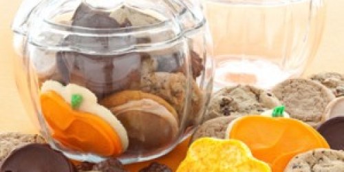 Cheryls.com: Glass Pumpkin Jar + 12 Frosted Cookies & 6 Chocolate Clusters Only $16.98 Shipped