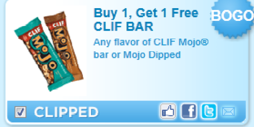 *HOT* Buy 1 Get 1 Free CLIF Mojo Bar Coupon