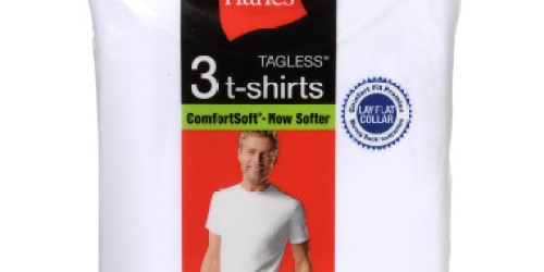 DollarGeneral.com: Hanes ComfortSoft Tagless Crew Tees 3-Pack Only $6.75 Shipped