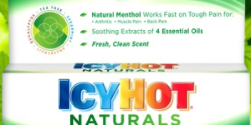 FREE Sample of Icy Hot Naturals Pain Relief