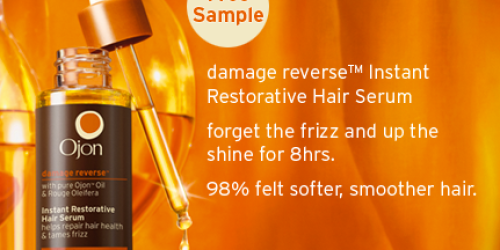 FREE Sample of Ojon Hair Serum (Facebook)