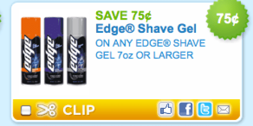 *HOT* New $0.75/1 Edge Shave Gel Coupon